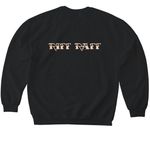 Riff Raff Irish Shirts, a Black Softstyle Crewneck Sweatshirt (back-view)