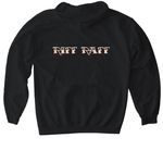 Riff Raff Irish Shirts, a Black Gildan Softstyle Pullover Hoodie (back-view)