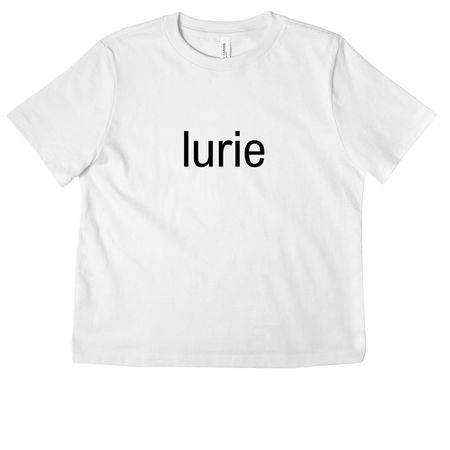 lurie brat tee - white, a White Women's Heavyweight Tee
