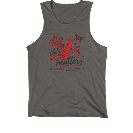 The V Matters 2026 Community-Designed Tee, a Asphalt Premium Cotton Tank
