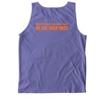 LAR Halloween&nbsp;, a Violet Comfort Colors Tank Top (back-view)