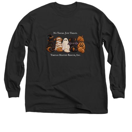 No Tricks. Just Treats., a Black Classic Long Sleeve Tee