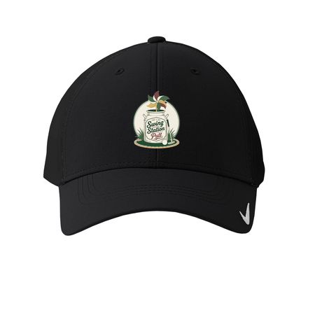 SSP Hats, a Black Printed Nike Dri-FIT Legacy Performance Cap