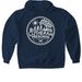 Family Gear- Gray Logo, a Navy Gildan Softstyle Pullover Hoodie