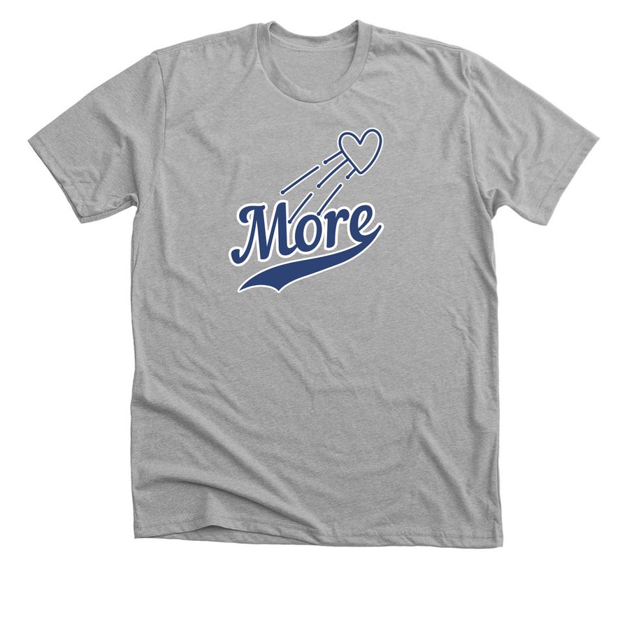 More Baseball, a Athletic Heather Premium Unisex Tee