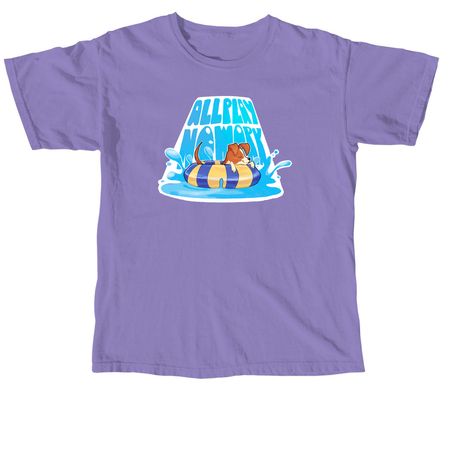 2026 All Play, No Work Tournament, a Violet Comfort Colors Unisex Tee