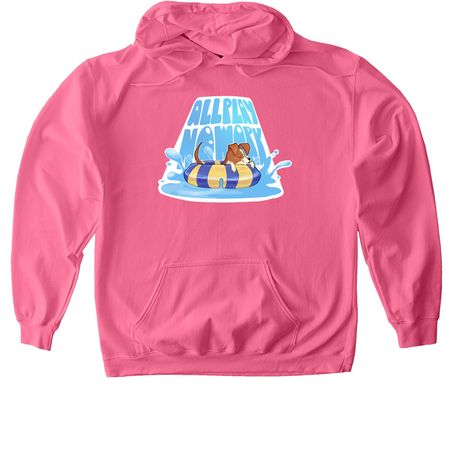 2026 All Play, No Work Tournament, a Pink Lemonade Softstyle Pullover Hoodie