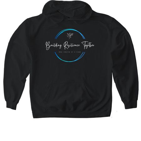 Black Merch, a Black Gildan Softstyle Pullover Hoodie