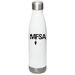 MFSA Water Bottle, a White Stainless Steel Water Bottle