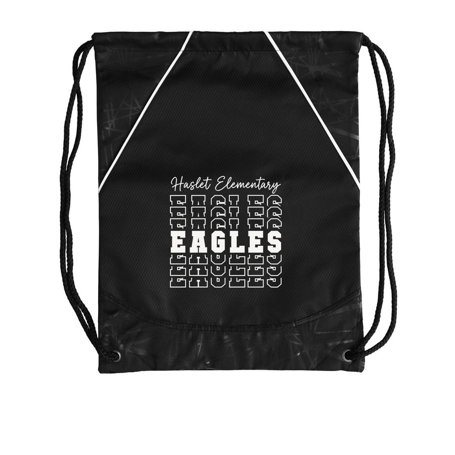 Haslet Spirit Drawstring Bag, a Black Rival Cinch Pack