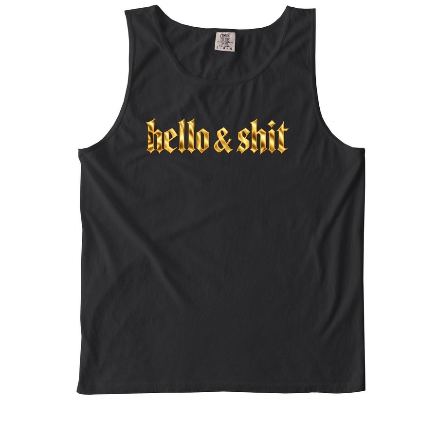 Leo Skepi Merch, a Black Comfort Colors Tank Top