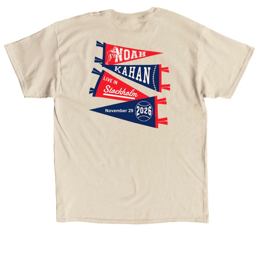 Noah Kahan&nbsp;Stockholm&nbsp;Merch, a Sand Classic Unisex Tee