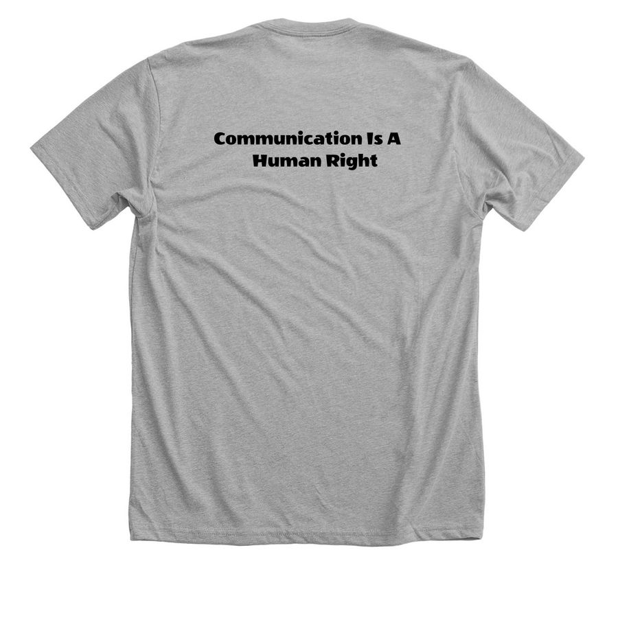 NW Spellers Alliance, a Athletic Heather Premium Unisex Tee (back-view)