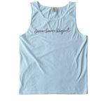 Wonderfully Made & Wildly Connected: 2026, a Chambray Comfort Colors Tank Top (back-view)