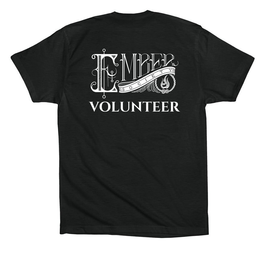 Ember Society Volunteer, a Vintage Black Premium Cotton Tee