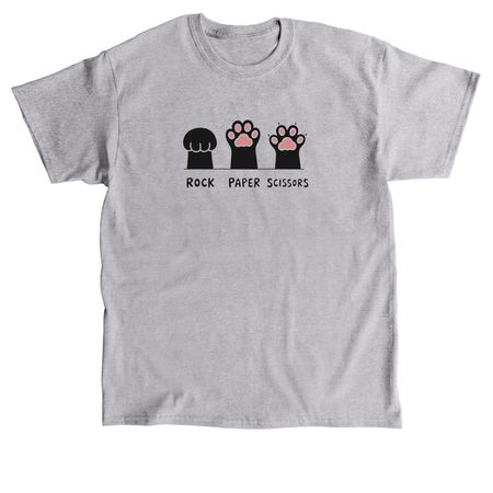 Rock Paper Scissors&nbsp;, a Sport Grey Classic Unisex Tee