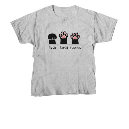 Rock Paper Scissors&nbsp;, a Sport Grey Youth Unisex Tee
