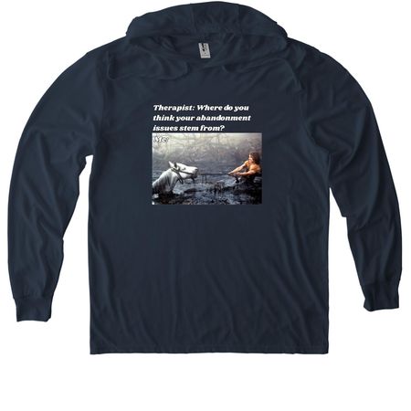 Artax & Atreyu, a Rebel Blue Allmade Eco Triblend Hoodie Tee