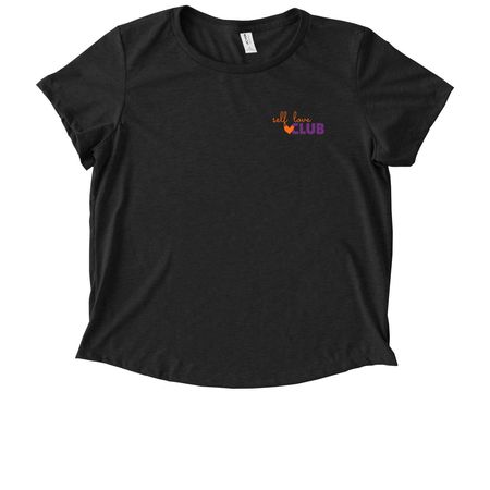 Self Love Club, a Space Black Allmade Eco Triblend Women?s Scoop Neck Tee