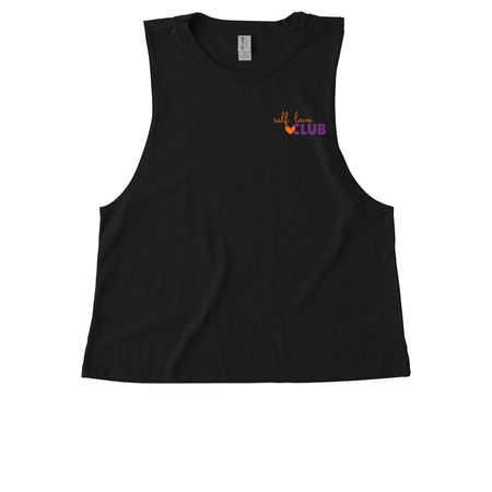 Self Love Club, a Deep Black Allmade Eco Triblend Women?s Muscle Tank