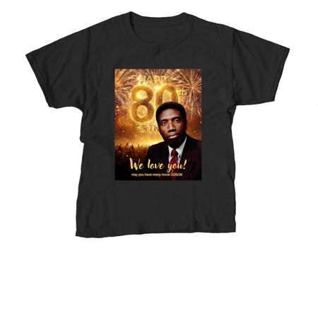 Happy Birthday!, a Black Youth Unisex Tee