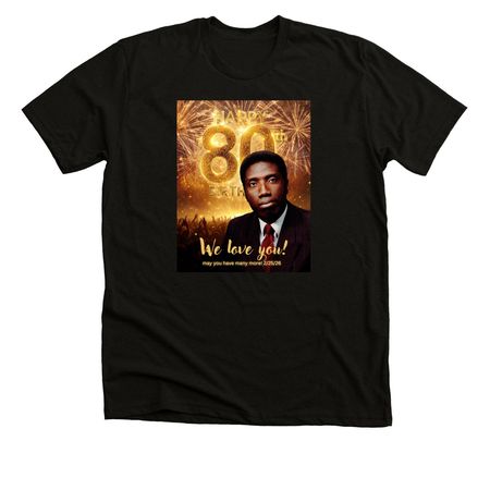 Happy Birthday!, a Solid Black Blend Premium Unisex Tee