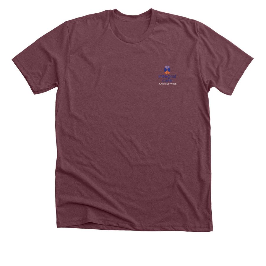 Updated Limited Edition EMCOT apparel (vW2), a Heather Maroon Premium Unisex Tee