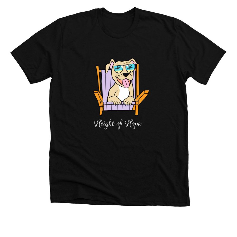 Dogs Saved Through August 2026, a Solid Black Blend Premium Unisex Tee