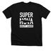 League White Logo Shirts, a Solid Black Blend Premium Unisex Tee