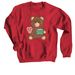 ??????Christmas Teddy&nbsp;, a Red Crewneck Sweatshirt
