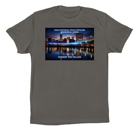 Police Week 2026, a Asphalt Premium Cotton Tee