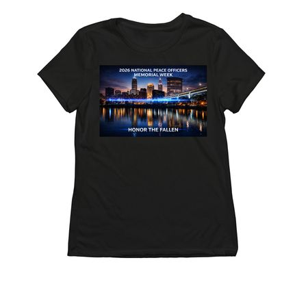 Police Week 2026, a Deep Black Allmade Eco Triblend Women?s Tee