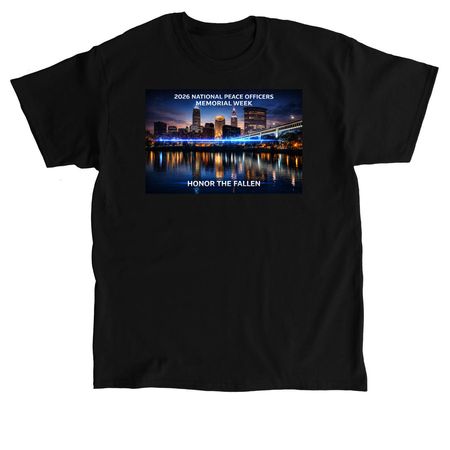 Police Week 2026, a Black Classic Unisex Tee