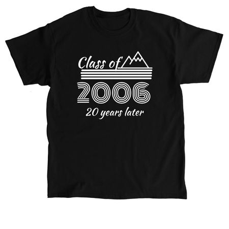 Class of '06 Shirts (White Graphics), a Black Classic Unisex Tee