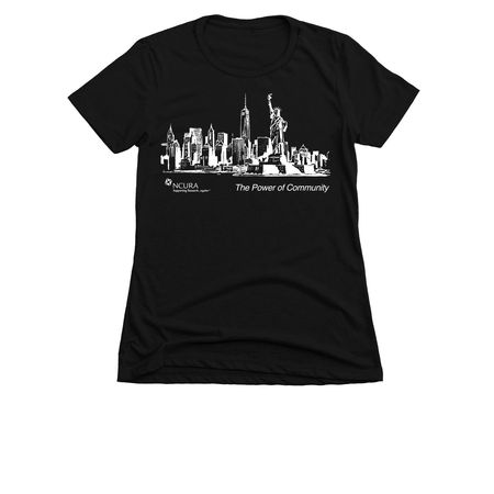 AM68 Together, We Advance Research, a Black Women's Slim Fit Tee