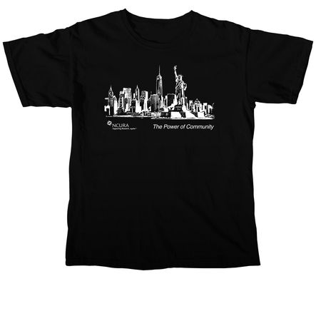 AM68 Together, We Advance Research, a Black Comfort Colors Unisex Tee