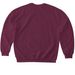 varsity crewneck, a Maroon Softstyle Crewneck Sweatshirt (back-view)