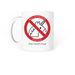 No Unicorn Policy, a White Coffee Mug (back-view)