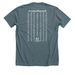SUDC Adelaide, a Heather Slate Premium Unisex Tee (back-view)