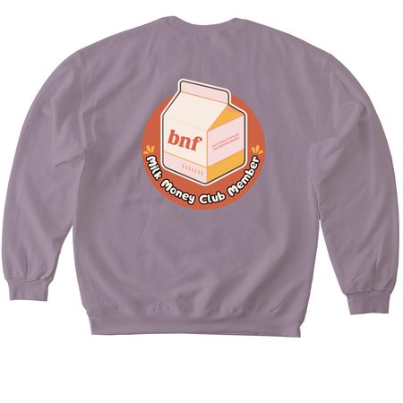 Milk Money Club Member, a Paragon Softstyle Crewneck Sweatshirt