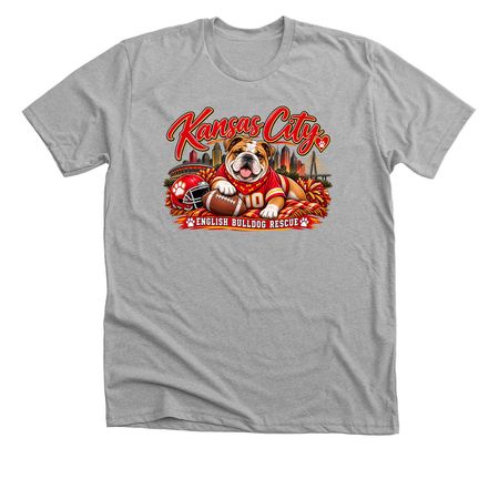 KC&nbsp;, a Athletic Heather Premium Unisex Tee