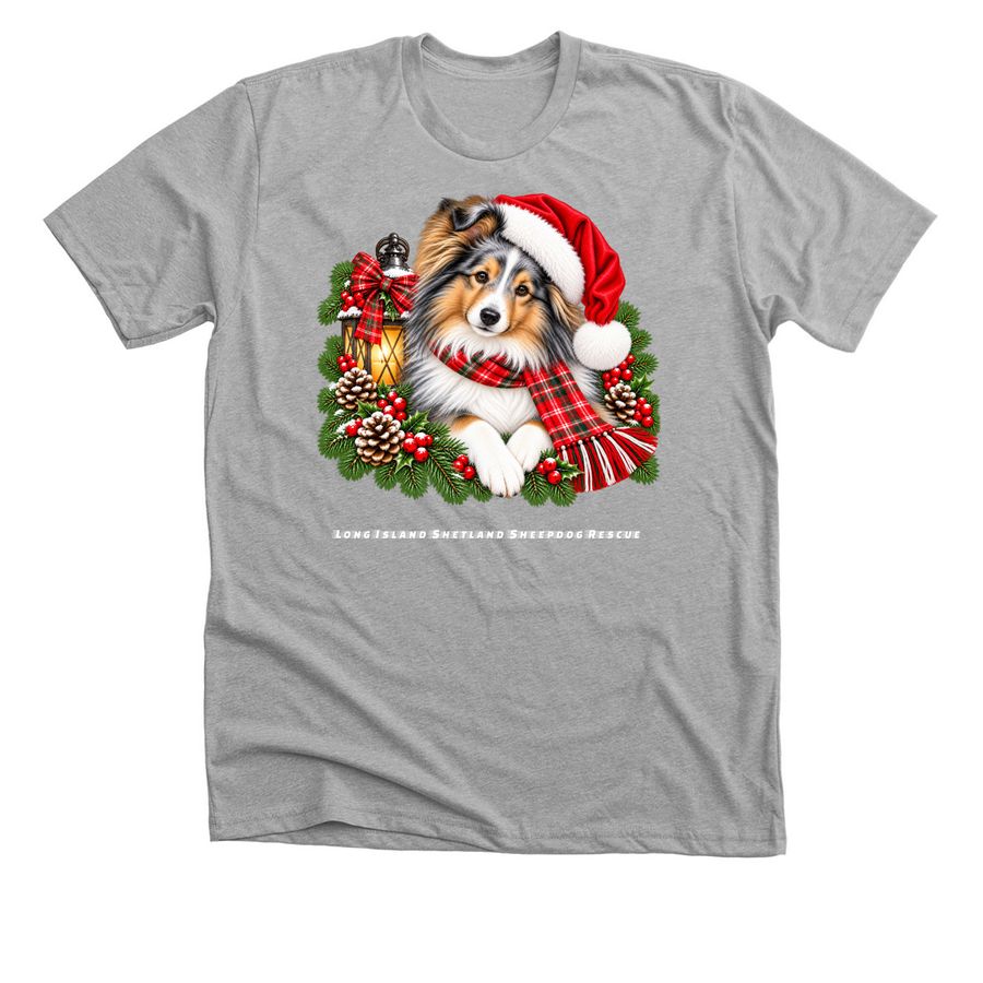 Blue Merle Sheltie, a Athletic Heather Premium Unisex Tee