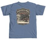 Fuel For the Soul&nbsp;, a Blue Jean Comfort Colors Unisex Tee (back-view)