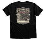 Fuel For the Soul&nbsp;, a Black Heather Premium Unisex Tee (back-view)