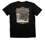 Fuel For the Soul&nbsp;, a Black Heather Premium V-Neck Tee (back-view)
