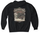 Fuel For the Soul&nbsp;, a Black Gildan Softstyle Pullover Hoodie (back-view)