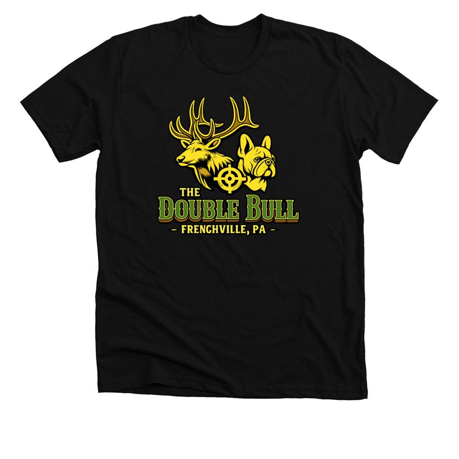 Double Bull-Allegheny Spay and Neuter Clinic., a Solid Black Blend Premium Unisex Tee