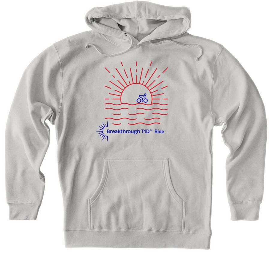BT1D Sunrise Ride, a Smoke Heavyweight Pullover Hoodie