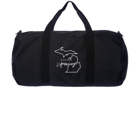 Michigan Miss Amazing Duffle Bag, a Black Day Tripper Duffel Bag