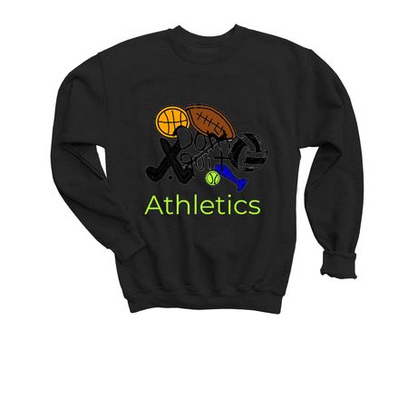 Don?t quit do it, a Black Youth Crewneck Sweatshirt